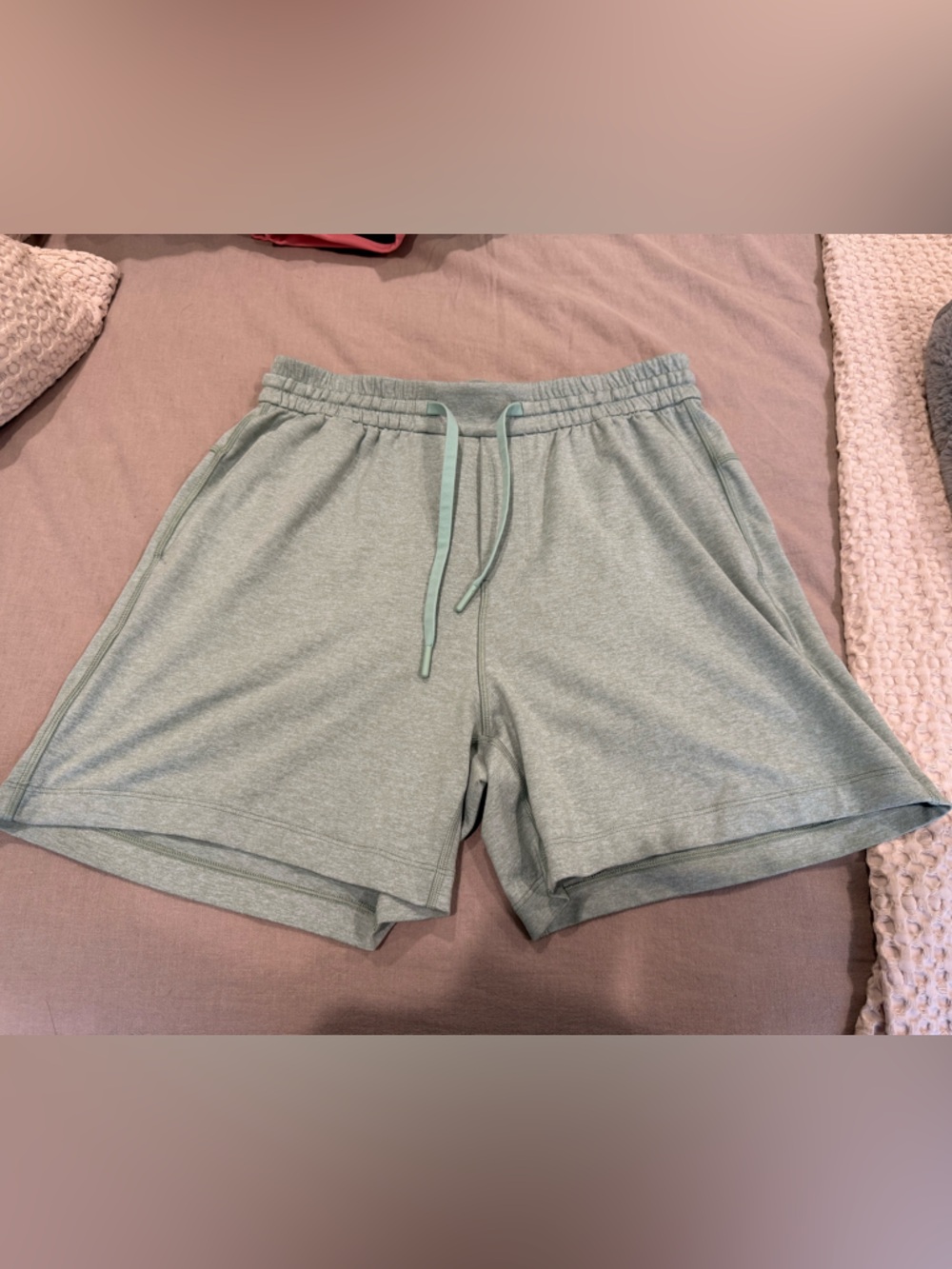 lululemon athletica Men's Light Sage Green Athletic Shorts